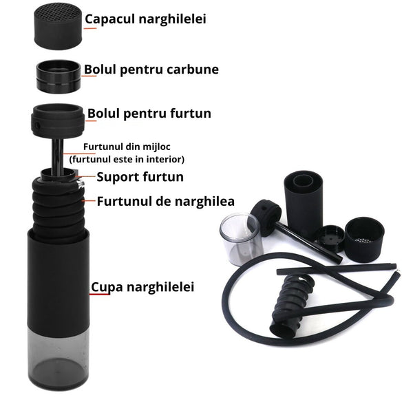 Set Shisha Portabil pentru Toate Aventurile